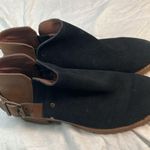 Caterpillar CAT Black Brown Suede Ankle Boots Photo 4