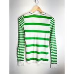 Lilly Pulitzer  Shirt Womens Size Small Green White Striped Long Sleeve Pullover Photo 4