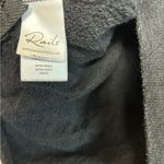 Rails Marlo Zipper Sided Pullover Sweatshirt in Black Flocked Cobra XS Photo 5