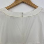 C. Luce Off White Sleeveless Round Neck Mini Dress Women's Size Large L Photo 5