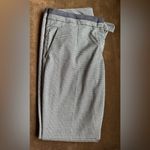 Willi Smith  Black & Gray Checkered Dress Pants W Stripe Waist Straight Leg SZ 12 Photo 1