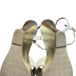 Lilly Pulitzer  Shoes Womens Size 9.5 Gold Wedge Strappy Sandals Ankle Strap Photo 8