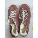 Time & Tru Womans Lace Up Casual Fashion Sneakers Pink Size 8 Lined Photo 4