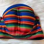 Beach Riot Women’s Small Emma Strapless Bikini Top - Fiesta Print Photo 4