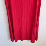Eileen Fisher  Red Viscose Sleeveless Shift Dress Photo 4
