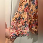 Free People  Womens Top Coral Hold On To Me Floral Button Shirt  Size S Photo 7