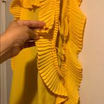 Ashley Stewart  Yellow Ruffle Skirt Photo 2