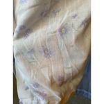 house dress frolicking dress floral eyelet lace collar Pink Size M Photo 4