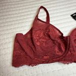 Torrid  Curve Red Bra 42C Unlined Balconette Underwire Lace NWT $49.50 Photo 10