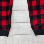 secret treasures pull on checkered print plush jogger PJ’s red & black sz XL Photo 1