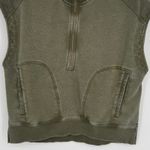 Anthropologie Daily Practice Half Zip Sweatshirt Vest Small Green Athleisure Casual Layering Photo 3
