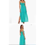 VIX Maxi Dress, Latge, Tulum Yola Tricia, Green, A60 Green Size L Photo 9
