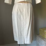 VINTAGE 1960s ecru silk suit Photo 8