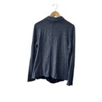 J.Crew Blue Turtleneck Fleece Pullover Top Women's Size Large Photo 6