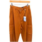 AG Adriano Goldschmied  Renn Utility High Rise Barrel Cargo Pants Clay 28 NWT Photo 3