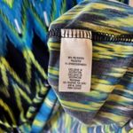 Sandra Darren  Dress Blue Green Sheath Sleeveless Embellished Key Hole Stretch 12 Photo 5