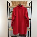 J. Jill Fleece Cowl Neck Dress, MP Red Size undefined Photo 4