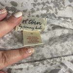 Torn By Ronny Kobo Snakeskin T-Shirt in White and Gray Size US Medium Photo 7