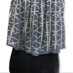 Free People  Atlantis Metallic Embellished Grey Swing Crop Tank Size XS Photo 7