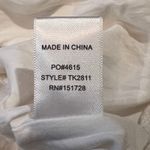 ee:some White Lace Peplum Blouse Women's M Photo 5