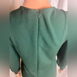 H&M  Pleated Longsleeve Mini Green Dress Size XL Office Sire  Corpcore Photo 3