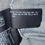 ZARA  Pleated Midi Dress Chambray Raw Hem Size L Photo 7