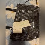 Madison West  Black Crystal Shoulder Bag Photo 3