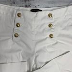 Banana Republic Blake Wide Leg-Fit Cropped Sailor Pant Gold Buttons 8 Photo 2