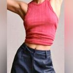 Pilcro and the Letterpress Pilcro Anthropologie Ribbed Racer Back Tank (Size XXS) Photo 1