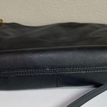 Fossil Cow Hide Leather Crossbody Satchel Shoulder Handbag Purse Black Photo 12