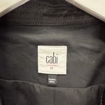 CAbi Womens Moto Jacket Black Size M Biker Boxy Crop Long Sleeve Zip 3552 Photo 2