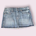 GRLFRND  Claudia Denim Minu Skirt Baby Come Back/ Added Lace Photo 5
