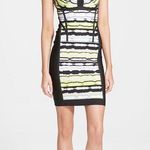 Herve Leger Rachael striped ripple jacquard dress size S small Photo 0
