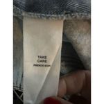 Avec Les Filles  Blue Ruffle Sleeve Oversized Denim Jacket Size XS Photo 5