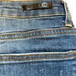 Risen Jeans Medium Wash Midrise Frayed Cuff Ankle Straight Jeans Womens 27 or 5 Blue Photo 6