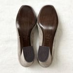 Stuart Weitzman NEW Mary Mid Heel Pump Tan Suede Block Heel Size 9.5 M Photo 5