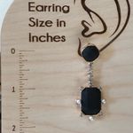 Isaac Mizrahi NWT Gold Plated Faux Pearl Shiny Stones Black Stones Earrings Photo 9