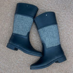 Chooka  Women's Black and Gray‎ Herringbone Boots Photo 0