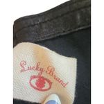 Lucky Brand  Black Leather Tote Shoulder Bag Purse Zipper Accent Photo 2