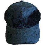 Black Velvet Baseball Cap NWT Round Sun Hat Photo 0