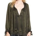Zadig & Voltaire {S}  Theresa Blouse In Army Green Photo 0