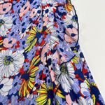 Anthropologie Maeve Sybil Floral Ruffle Wrap Skirt Daisies Purple Pink Size M Size M Photo 6