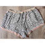 Victoria's Secret  Sleep shorts leopard print and lace size S‎ lounge Photo 3