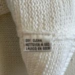 Rena Rowan  Shell White Knit Cap Sleeves Jewel Neck Sweater Sz S EUC Neutral Photo 6