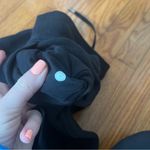 Lululemon black scuba joggers size 4 logo on leg Photo 3