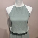 Show Me Your Mumu  Dress Small Heather Halter Sage Crisp Wedding Resort Beach Photo 4