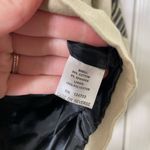 Vintage Joni B women’s tan black embroidered leaf floral button collared jacket Size L Photo 4