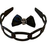 Skeleton Hand Hair Bow with Headband Clip Accessories Silver Photo 0