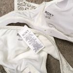 Roxy  ivory crochet bikini set. New Photo 12
