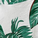 Tropical dress women's M palm leaf print ruffle short sleeve high low midi beach Green Size M Photo 11